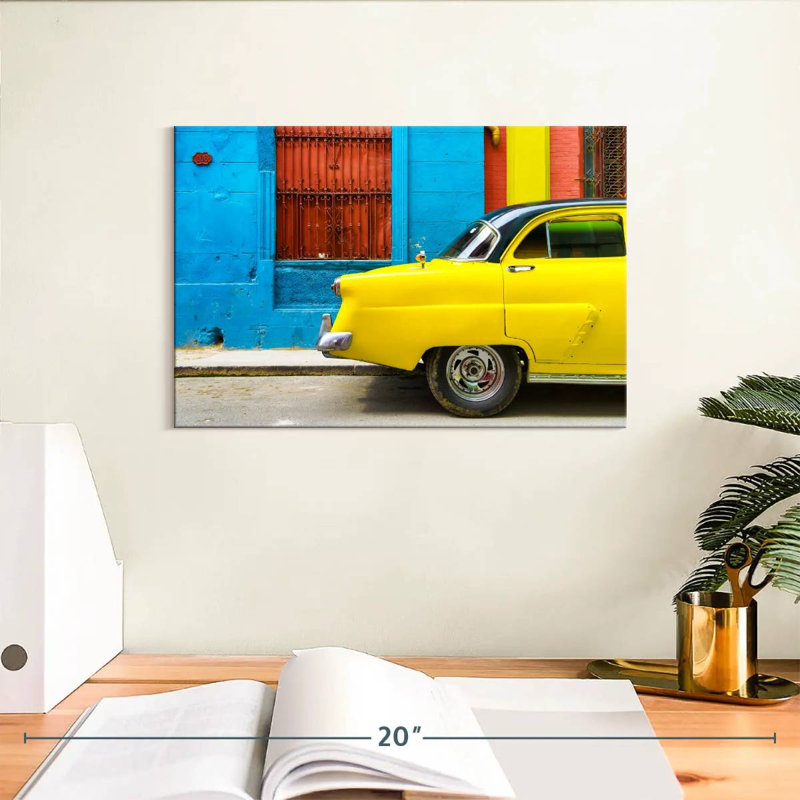 Kavia Cuba Fuerte - jaune de la Havane, H 8 po x l 12 po