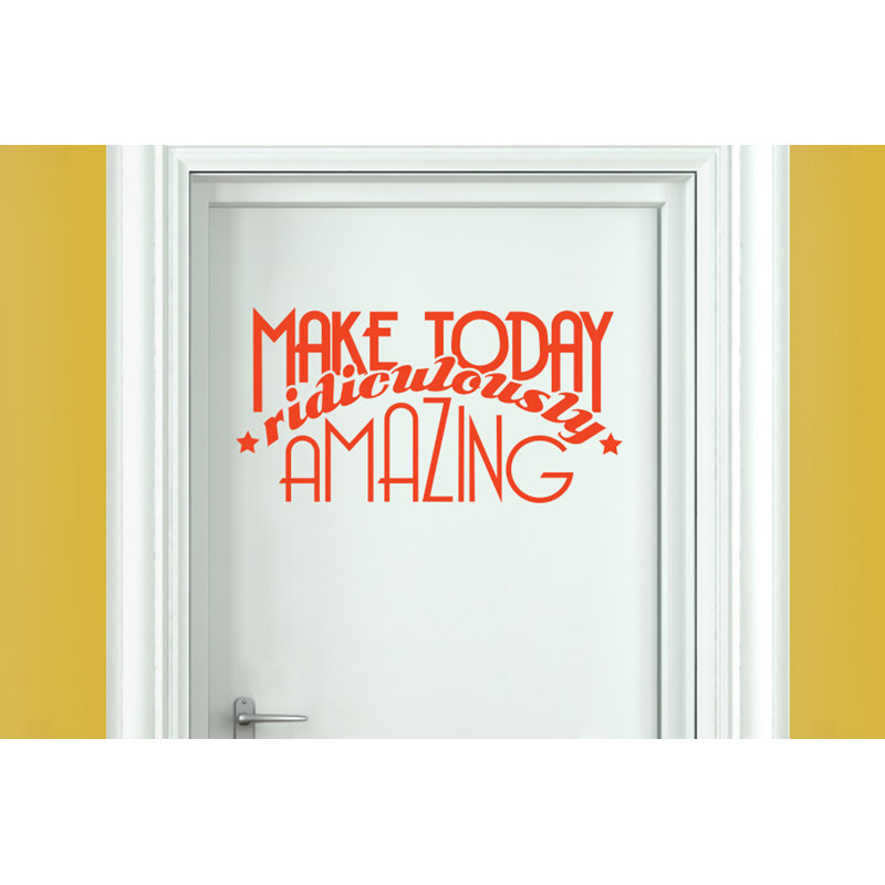 Wall Decal, Orange