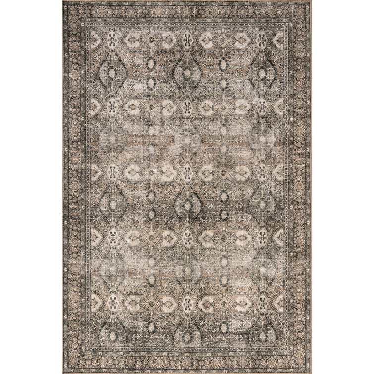 Jeccica Antiqued Jute-Blend Area Rug
