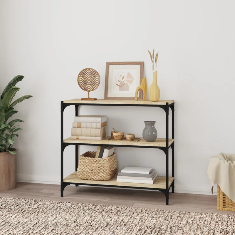Casebier 70.5cm H Standard Bookcase, 70.5cm H x 80cm W x 33cm D, Sonoma Oak