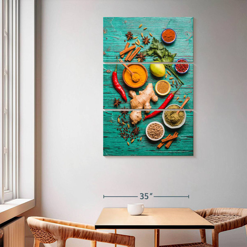 Yarlin Healthy Spices Table, 50" H x 32" W