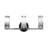 Arefa 3 Light Bath Bar Shown With 2.5” Onyx Swirl Glass-1612856548