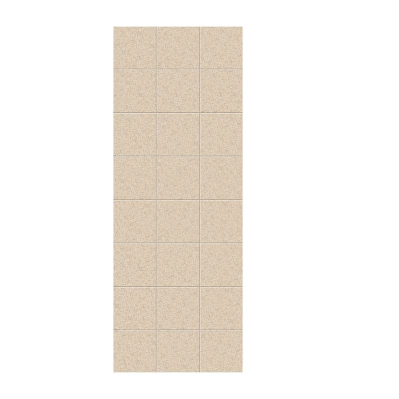 36'' W 0.25'' D 96'' H Glue Up Solid Surface Wall, Bermuda Sand