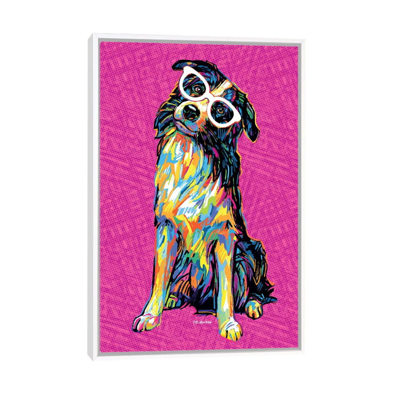 Ramona by P.D. Moreno - Print on Canvas, White Framed, 152.5 cm H x 101.5 cm W