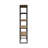 Lixy Magnolia Black Bookcase
