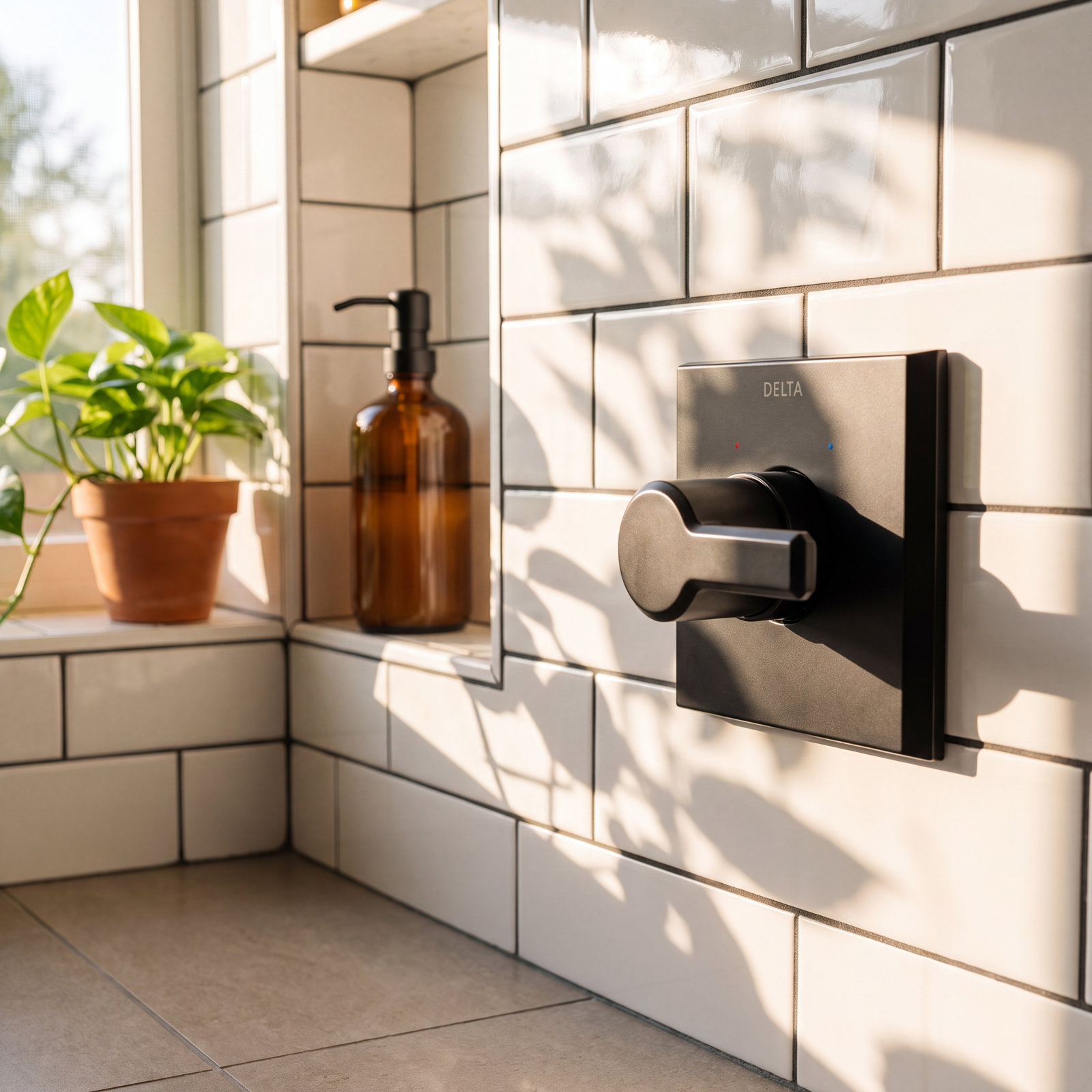 Pivotal 14 Series Volume Faucet Trim, Matte Black