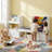 Kids’ Toy Organizer With Bench, Bookshelf And 6 Plastic Bins-351898927