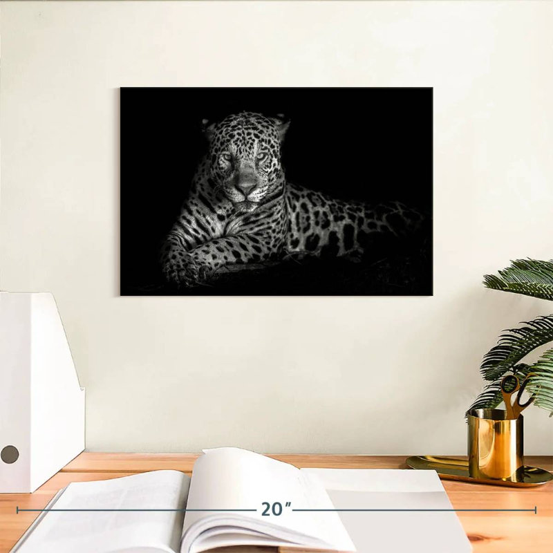 Brampt Blue Eyes Jaguar, 8" H x 12" W