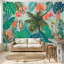 Papier peint tropical, aquarelle et feuillage de jungle-1809415491-1809415497