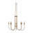 Kathleen Chandelier - Gilded Gold
