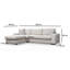 Élégant canapé d'angle, beige uni, 106,3 po x 76,4 po x 33,5 po | Structure en bois de hêtre et en bois aggloméré durable | 100% polyester, tissu nettoyable à sec | Coussins en mousse 18,0 cm avec pieds en noyer | Parfait pour les salons modernes et les hôtels-871636722-871636725