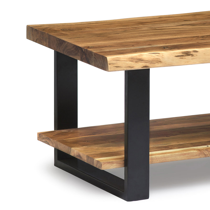 Sled Coffee Table with Storage, 45.72cm H x 106.68cm W x 60.96cm D