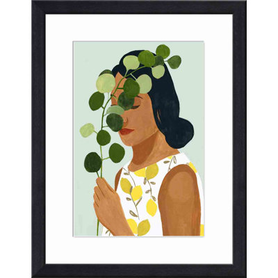 «Botany Portrait II» par Victoria Borges - peinture encadrée