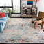 Tapis bleu / ivoire Mesa-1964255961