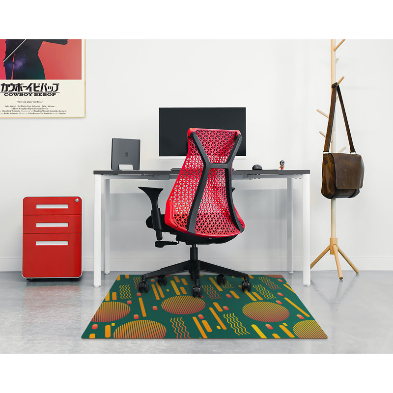 Najarana Hard Floor Rectangular Chair Mat, 100 x 140cm