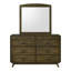 Commode 8 tiroirs avec miroir Marlowe