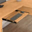 Ensemble de bureau d'ordinateur en L avec huche Magomed-679874582
