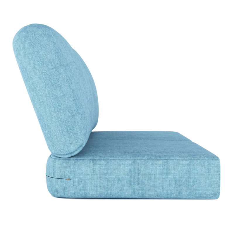 Indoor/Outdoor Sunbrella® Seat/Back Cushion, Cast Horizon Sunbrella® Plainweave