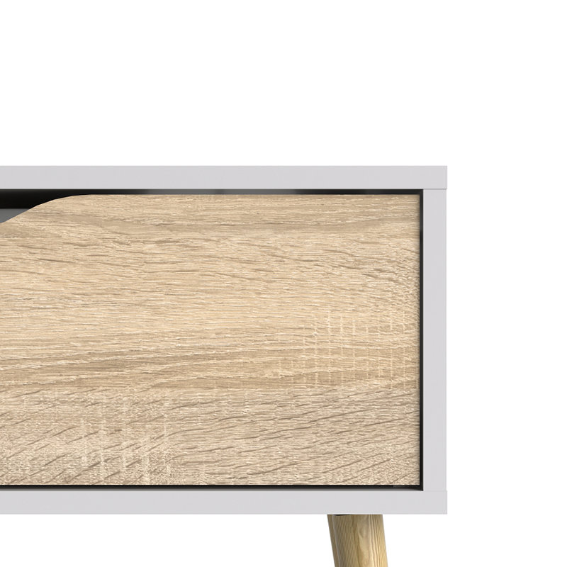 Brennan Four Leg Coffee Table, Grey/Oak
