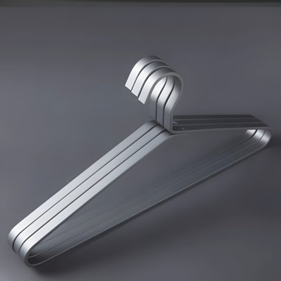 Cintre en alliage d'aluminium Space - cintre en métal sans couture, antidérapant et durable