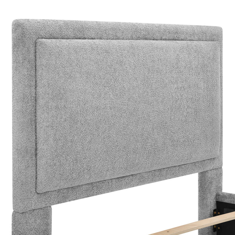 Grand lit avec tiroir Reverie Pewter