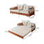 Canapé-lit en tissu massif 64,96 po-1766236555