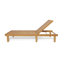 Ensemble de chaises longues inclinables en acacia 78,75 po Cadain-918796962