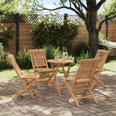Solid Wood Patio Dining Set Table,