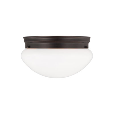 Webster Two Light Ceiling Flush Mount from Generation Lighting 