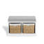 Bastogne Polyester Blend Upholstered Storage Bench-85770755-85770761-18539504