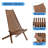 Constence Foldable Outdoor Adirondack Chair
