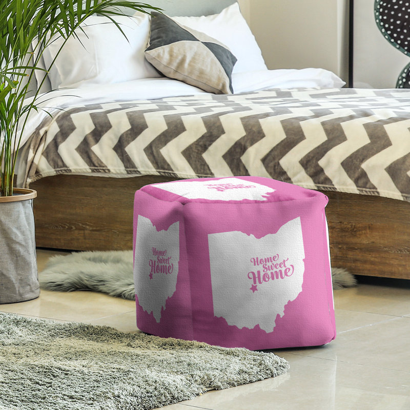 Repose-pieds à cubes columbus the home, Rose