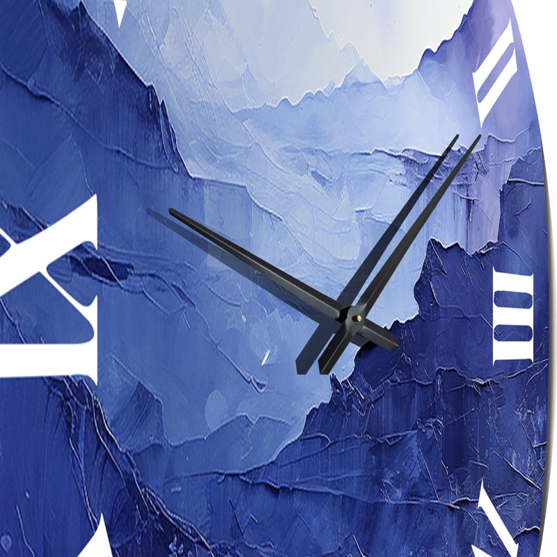 Coehn - Horloge murale paysage abstrait, Grand