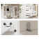 Ilyana 79" Standard Bookcase With 2 Doors & 2 Drawers