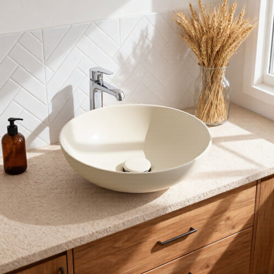 Metro Lane 39.5mm L x 39.5mm W Ceramic Circular Sink