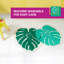 Tapis de bain en forme de feuilles Town & Country Country In The Tropics Monstera, vert, 20,4 po x 30,9 po