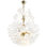Lustre en laiton 16 lumières Murana