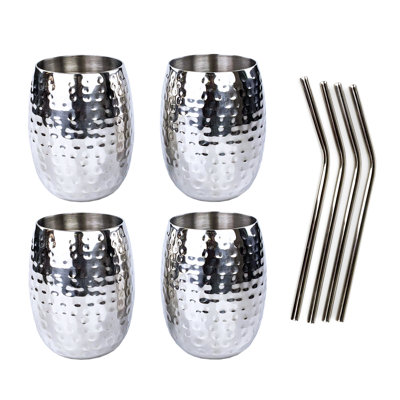 Arreana 18oz. Stainless Steel Drinking Glass Set