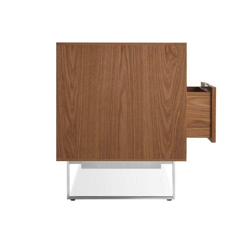 Series 11 Media Console, Walnut/Stainless Steel