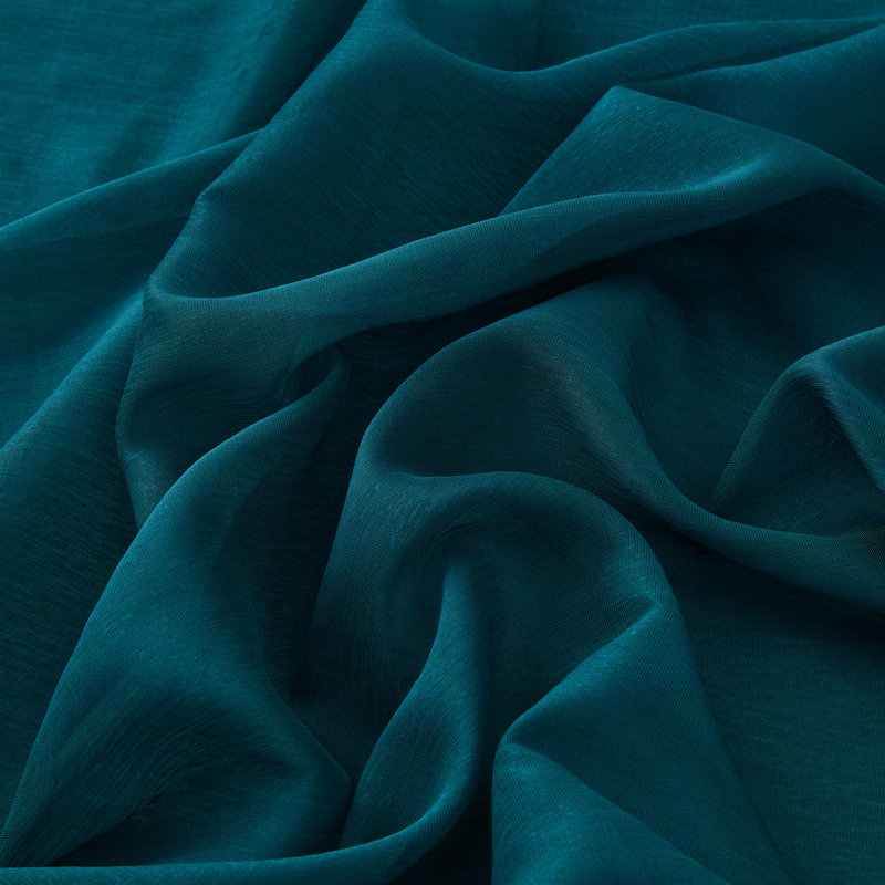 Carmille Semi-Sheer Grommet Curtain Panels, 54" W x 84" L, Blue
