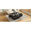 Table basse extensible de 47,2 po à 72,7 po, table basse avec finition ultrabrillante, table basse avec 2 espaces de rangement cachés et 2 tiroirs-2089567007