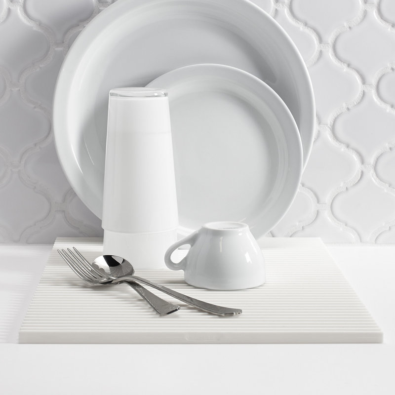 Silicone Drying Mat, White