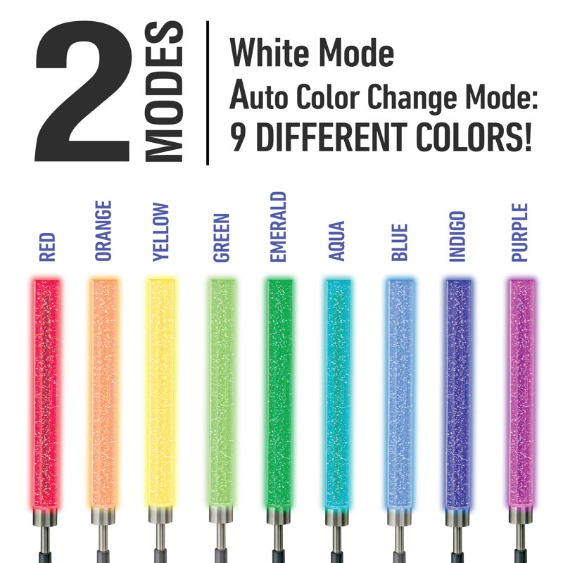 Solar Powered LED Color Changing Pathway Light Multipack