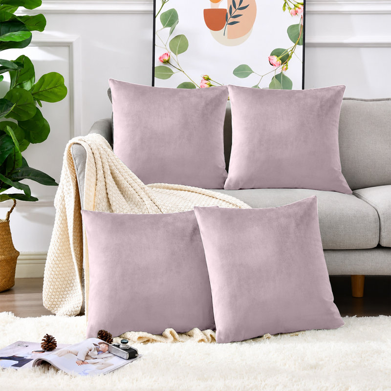 Eva-Sophia Square Scatter Cushion, Pink Rose