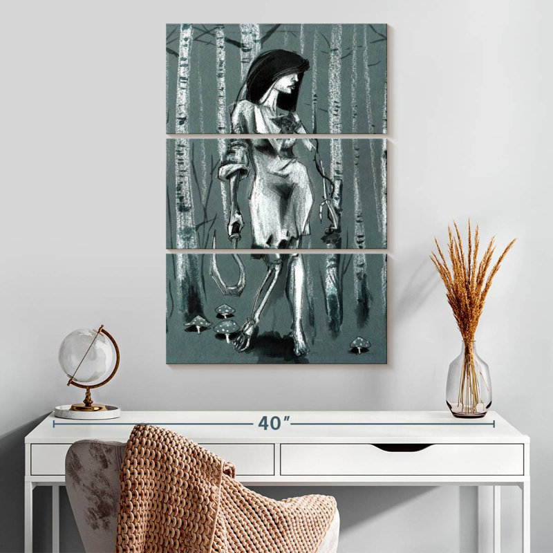 Kelan Baba Yaga, 32" H x 20" W