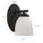 1-Light Modern Ribbed Frosted Glass Wall Sconce-351654075
