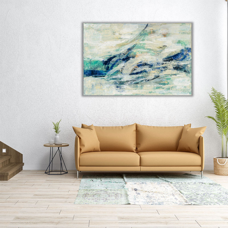 Seawave - reproduction d'art sur toile, H 12 po x l 18 po