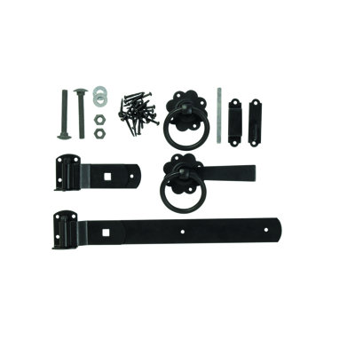 Europa Forest Garden Black Metal Hinge for Fence Panels