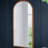 30" x 65" Hand Carved Rose Antique Mirror Frame, Large Arch Mirror Wall Decor for Living Room, Bathroom, Entryway-733435918