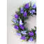 Couronne de printemps lilas et bruyère mauve non éclairée 22 pouces